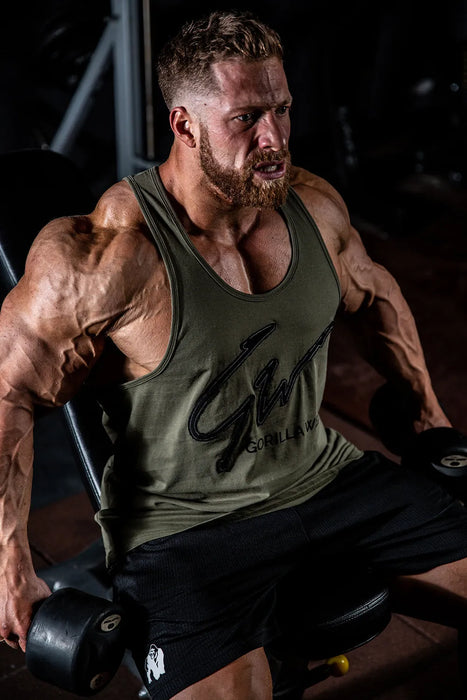 Gorilla Wear Evansville Tank Top/Linne, army green