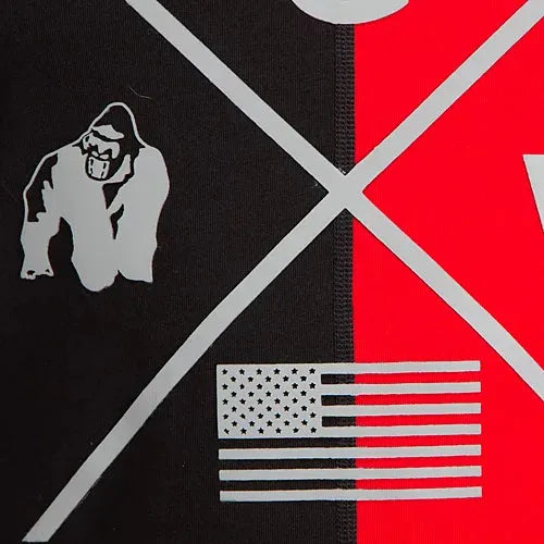 Gorilla Wear - Sterling Stringer Tank Top/Linne, black/red