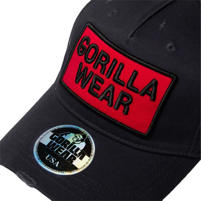 Gorilla Wear Harrison Cap, black/red