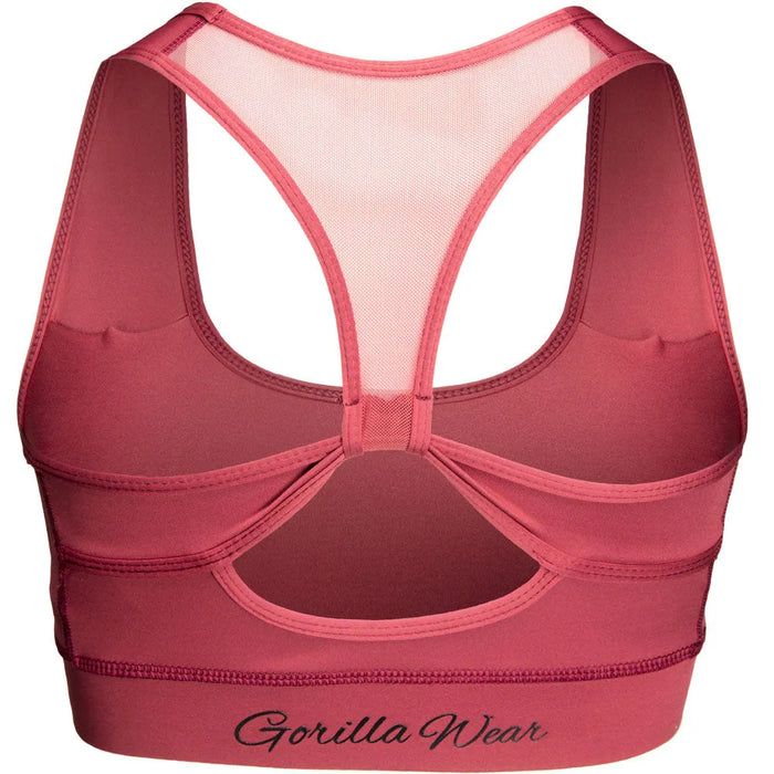 Gorilla Wear Meta Sports Bra/Sport-BH, burgundy red