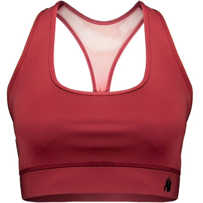 Gorilla Wear Meta Sports Bra/Sport-BH, burgundy red