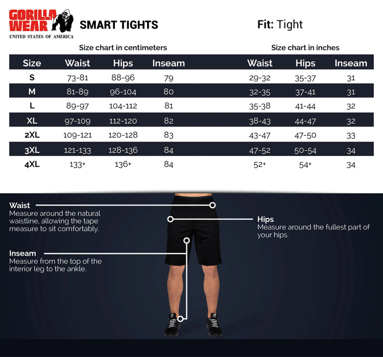 Gorilla Wear Smart Tights, grey