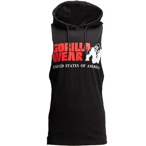 Gorilla Wear - Rogers Hooded Tank Top, black