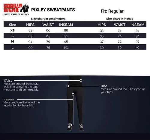 Gorilla Wear - Pixley Sweatpants/Träningsbyxor, grey