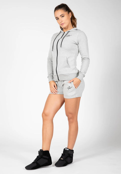 Gorilla Wear Pixley Zipped Hoodie, grey