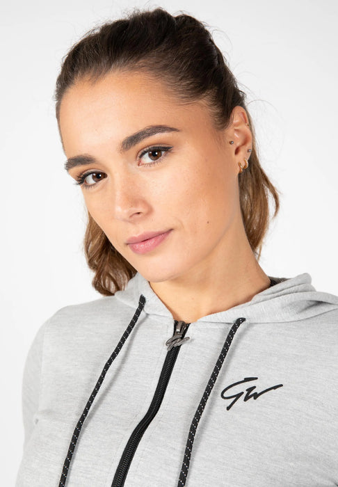 Gorilla Wear Pixley Zipped Hoodie, grey
