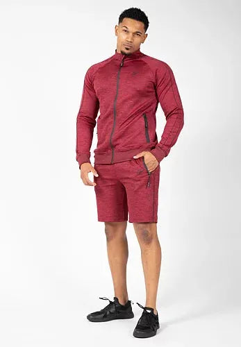 Gorilla Wear - Wenden Track Jacket/Träningströja, burgundy red