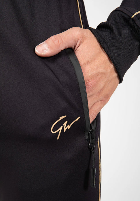 Gorilla Wear Wenden Track Shorts/träningsshorts, black/gold