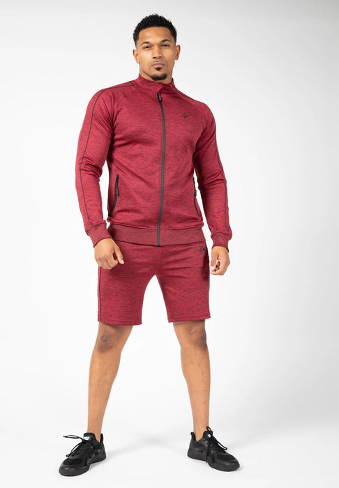 Gorilla Wear Wenden Track Shorts/träningsshorts, burgundy red