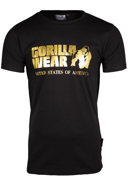 Gorilla Wear Classic T-Shirt, black/gold