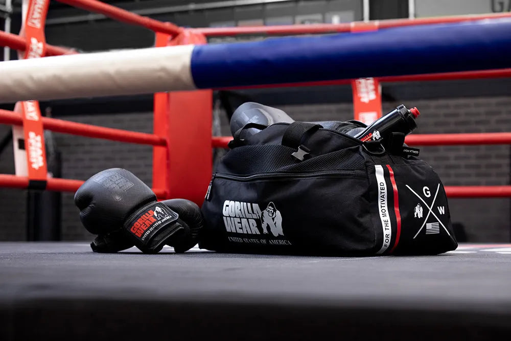 Gorilla Wear Norris Hybrid Gym Bag/Backpack, black
