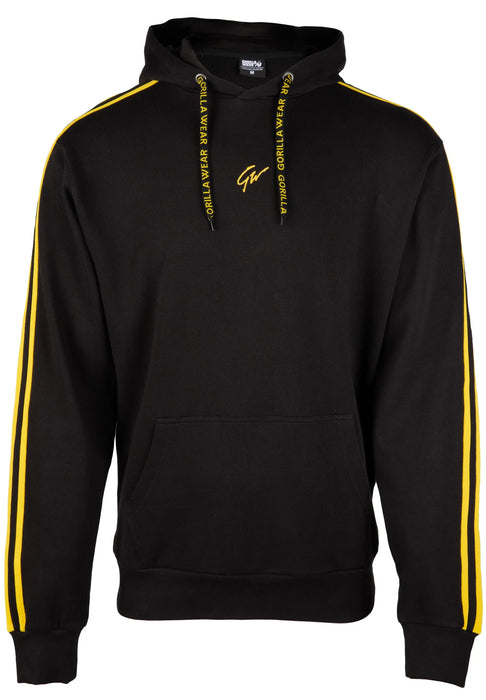 Gorilla Wear Banks Oversized Hoodie, black/yellow