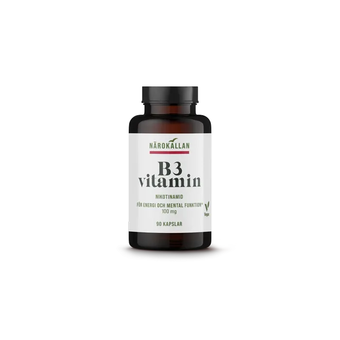 Närokällan B3 Nikotinamid 100 mg 90 kapslar