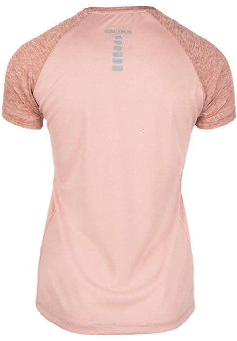 Gorilla Wear Monetta Performance T-Shirt, salmon pink