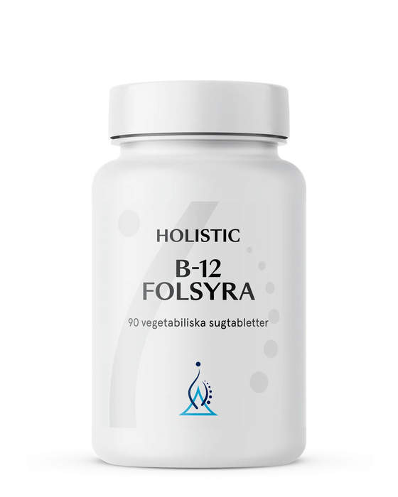 Holistic B-12 Folsyra, 90 tabletter