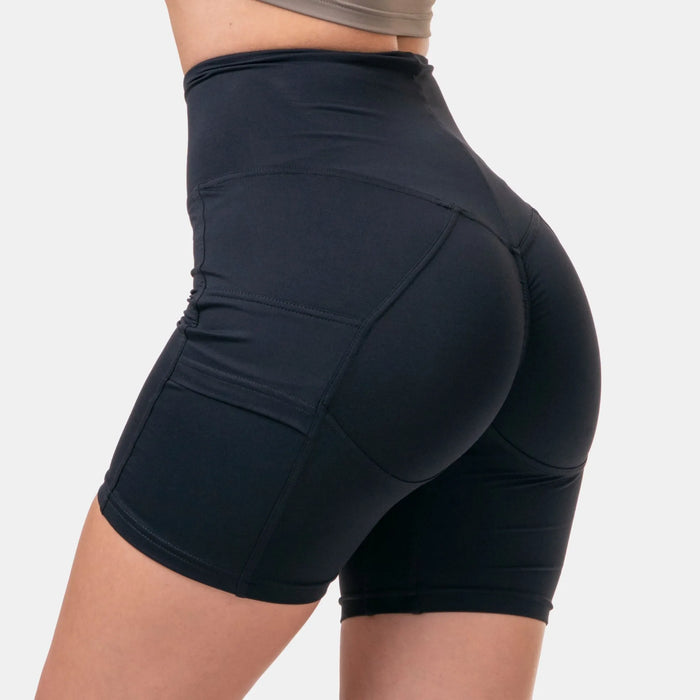 NEBBIA Fit Smart Biker Shorts/träningsshorts, black
