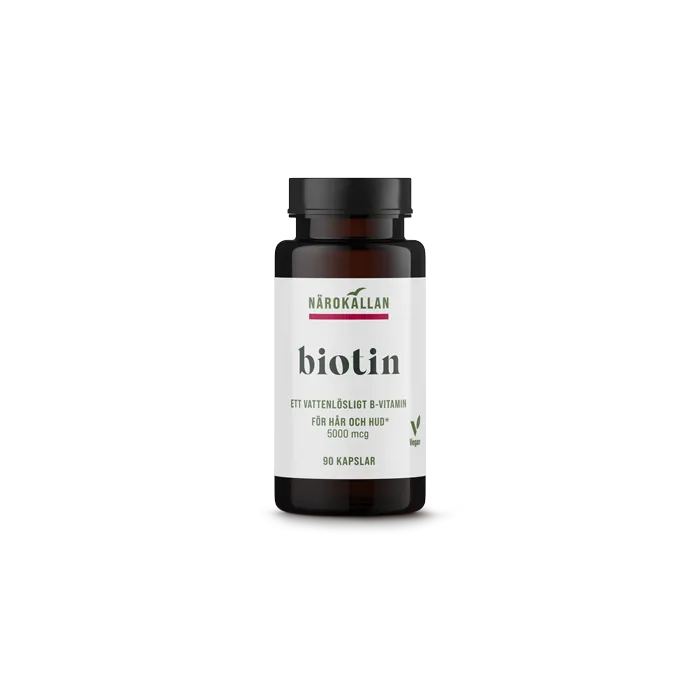 Närokällan Biotin 5000 mcg 90 kapslar