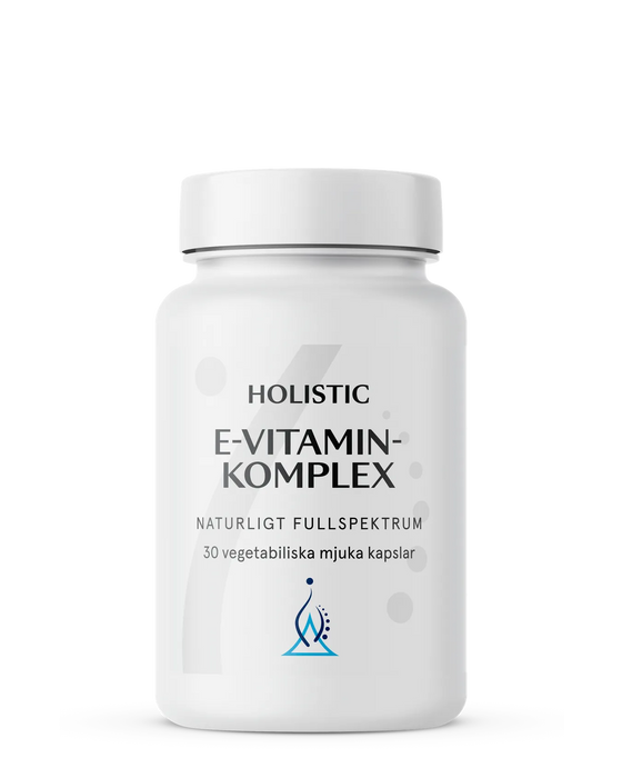 Holistic E-vitaminkomplex, 30 kapslar