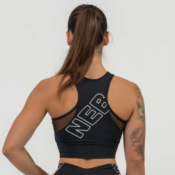NEBBIA FIT Active Padded Sports Bra/Sport-BH, black