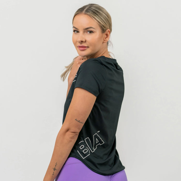 NEBBIA FIT Active Functional T-shirt, black