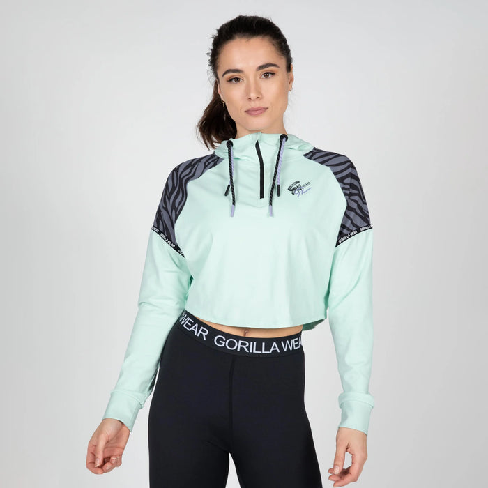 Gorilla Wear Zion Cropped Hoodie, green