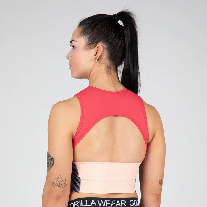 Gorilla Wear Zion Crop Top/träningstopp, red