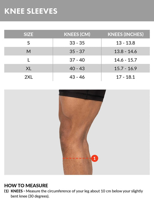 Gorilla Wear 7 MM Knee Sleeves, black