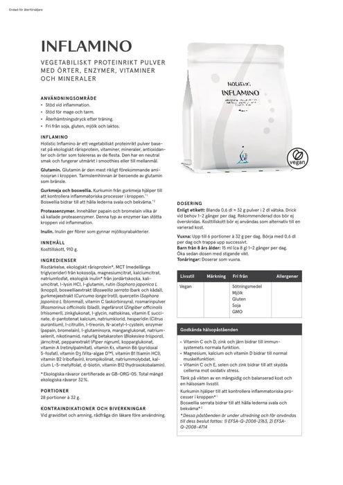Holistic Inflamino, 910 g