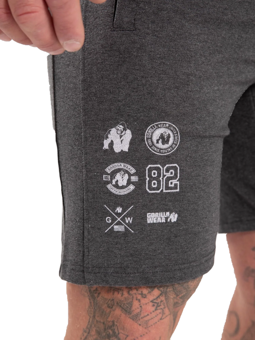 Gorilla Wear Lopez Shorts/träningsshorts, dark grey melange