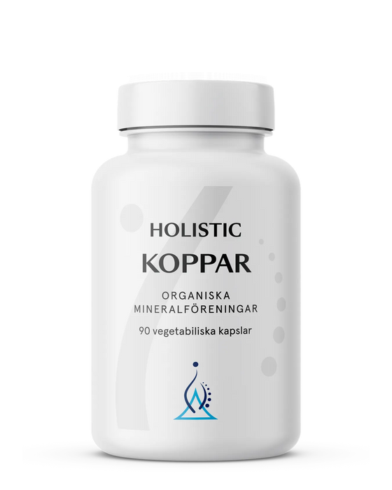 Holistic Koppar 2 mg, 90 kapslar