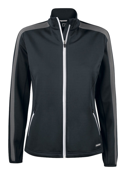 Cutter & Buck Snoqualmie Fleecejacka Dam Svart