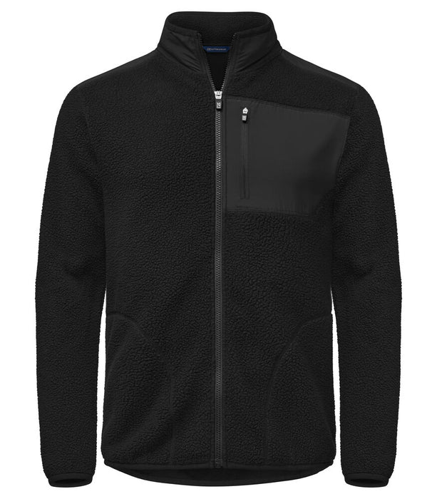 Cutter & Buck Cascade Sherpa Fleecejacka Herr – Svart
