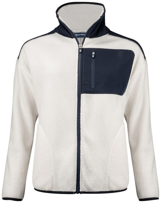 Cutter & Buck Cascade Sherpa Fleecejacka Dam – Shell White