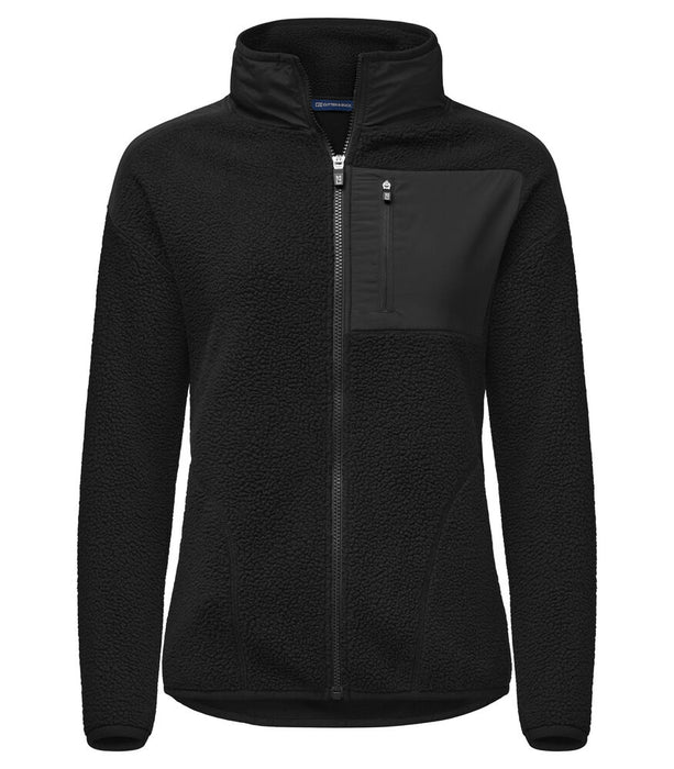 Cutter & Buck Cascade Sherpa Fleecejacka Dam – Svart