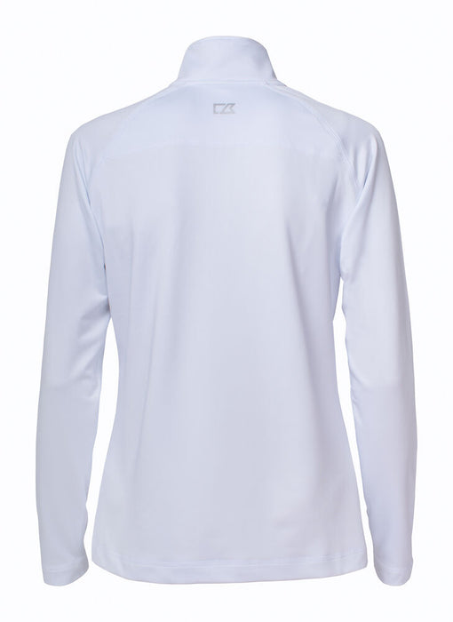 Cutter & Buck Coos Bay Half Zip Tröja Dam – Vit