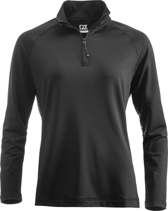 Cutter & Buck Coos Bay Half Zip Tröja Dam – Svart