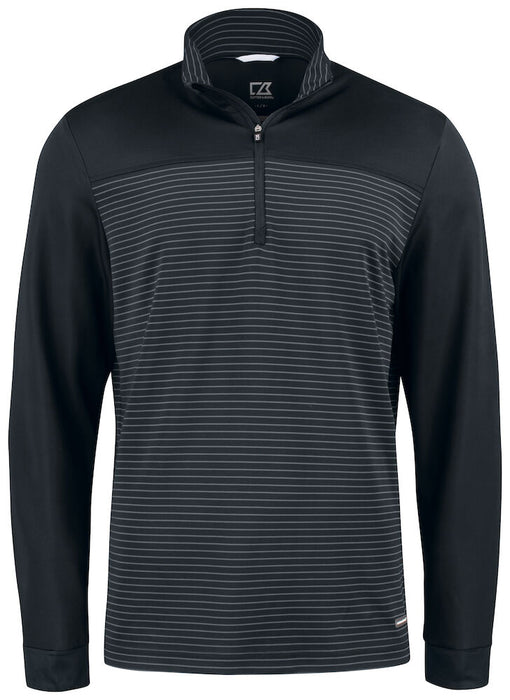 Cutter & Buck Traverse Half Zip Herr – Svart