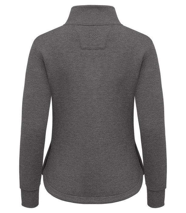 Cutter & Buck Pemberton Full Zip Cardigan Dam – Antracitmelerad