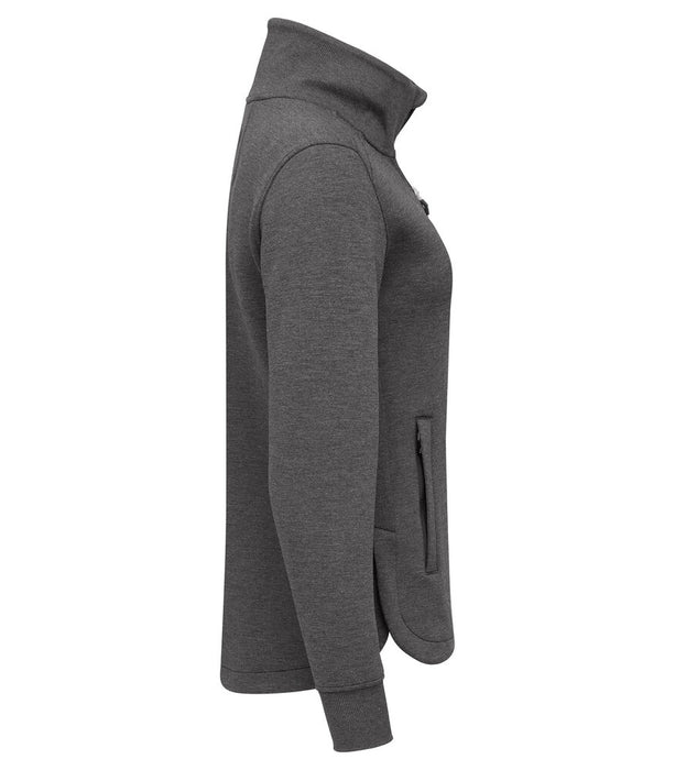 Cutter & Buck Pemberton Full Zip Cardigan Dam – Antracitmelerad