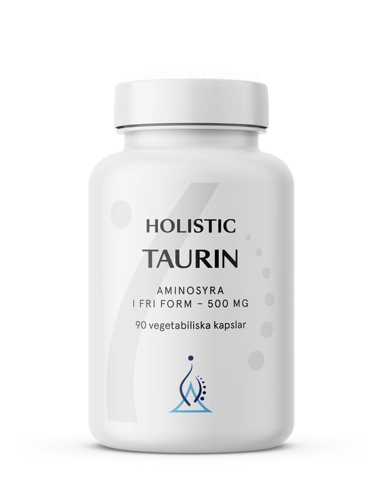 Holistic Taurin 500 mg, 90 kapslar