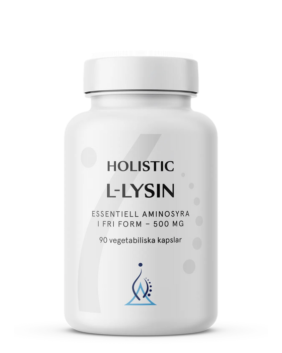 Holistic L-lysin 500 mg, 90 kapslar