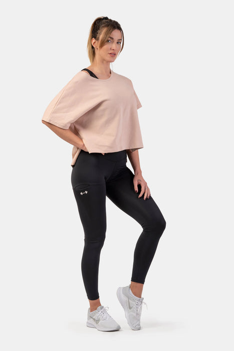 Nebbia Active High-Waist Smart Pocket/Träningstights, black