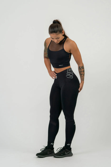 NEBBIA FIT Active High Waist Leggings/Träningstights, black