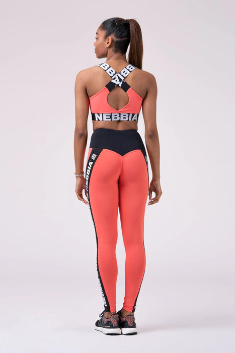 NEBBIA Hero Iconic Träningstights, peach