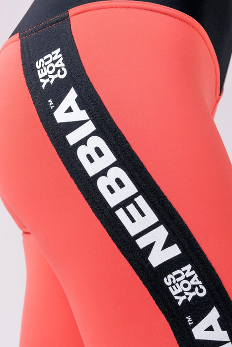 NEBBIA Hero Iconic Träningstights, peach