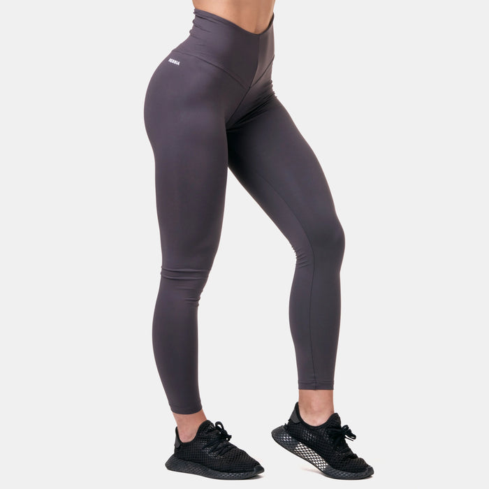 NEBBIA Classic HERO High Waist Leggings/Träningstights, marron