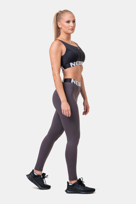 NEBBIA Squat HERO Scrunch Butt leggings/Träningstights, marron