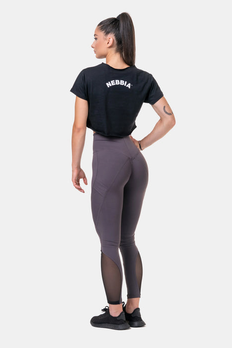NEBBIA Fit & Smart High Waist Tights/Träningstights, marron