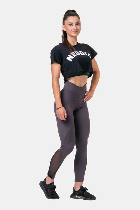 NEBBIA Fit & Smart High Waist Tights/Träningstights, marron