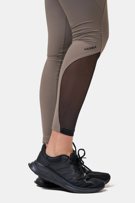 NEBBIA Fit & Smart High Waist Tights/Träningstights, mocha